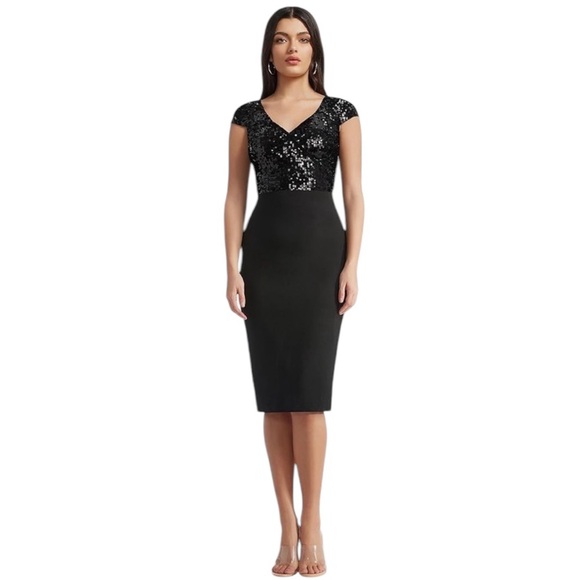 Dress The Population Jaleah Sequenced Bodycon Mini Dress
